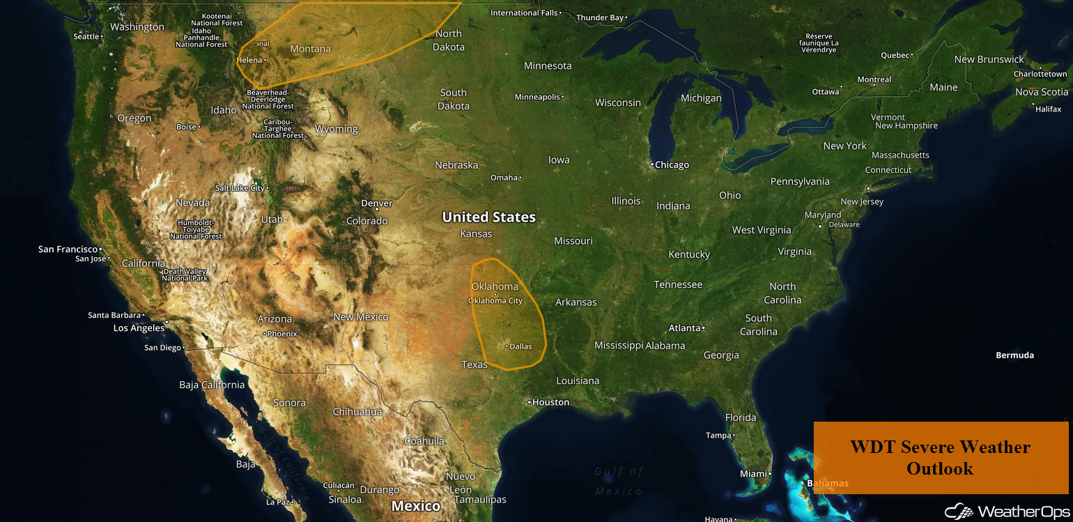 US Hazards for Monday, June 4, 2018
