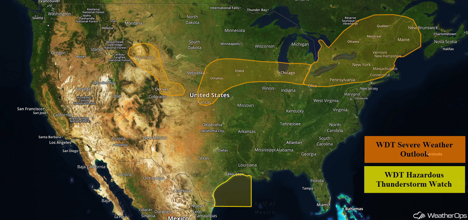US Hazards Monday, June 18, 2018