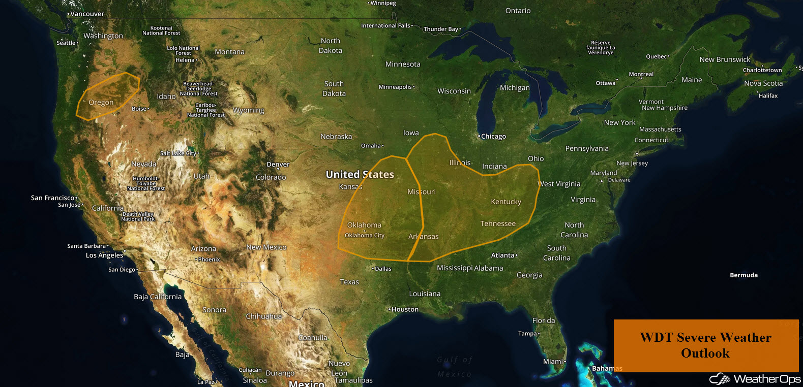 US Hazards Thursday, August 16, 2018