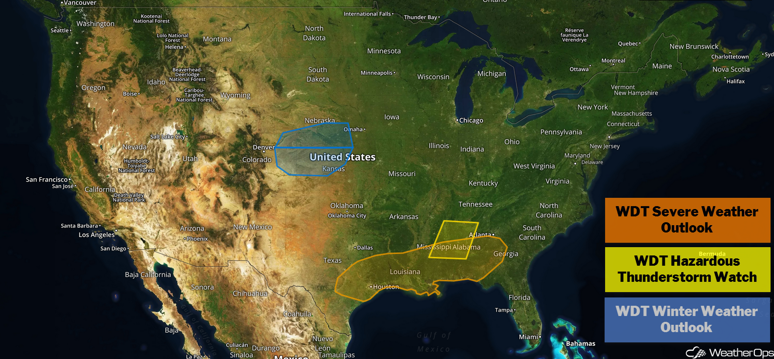 US Hazards Wednesday, November 7, 2018