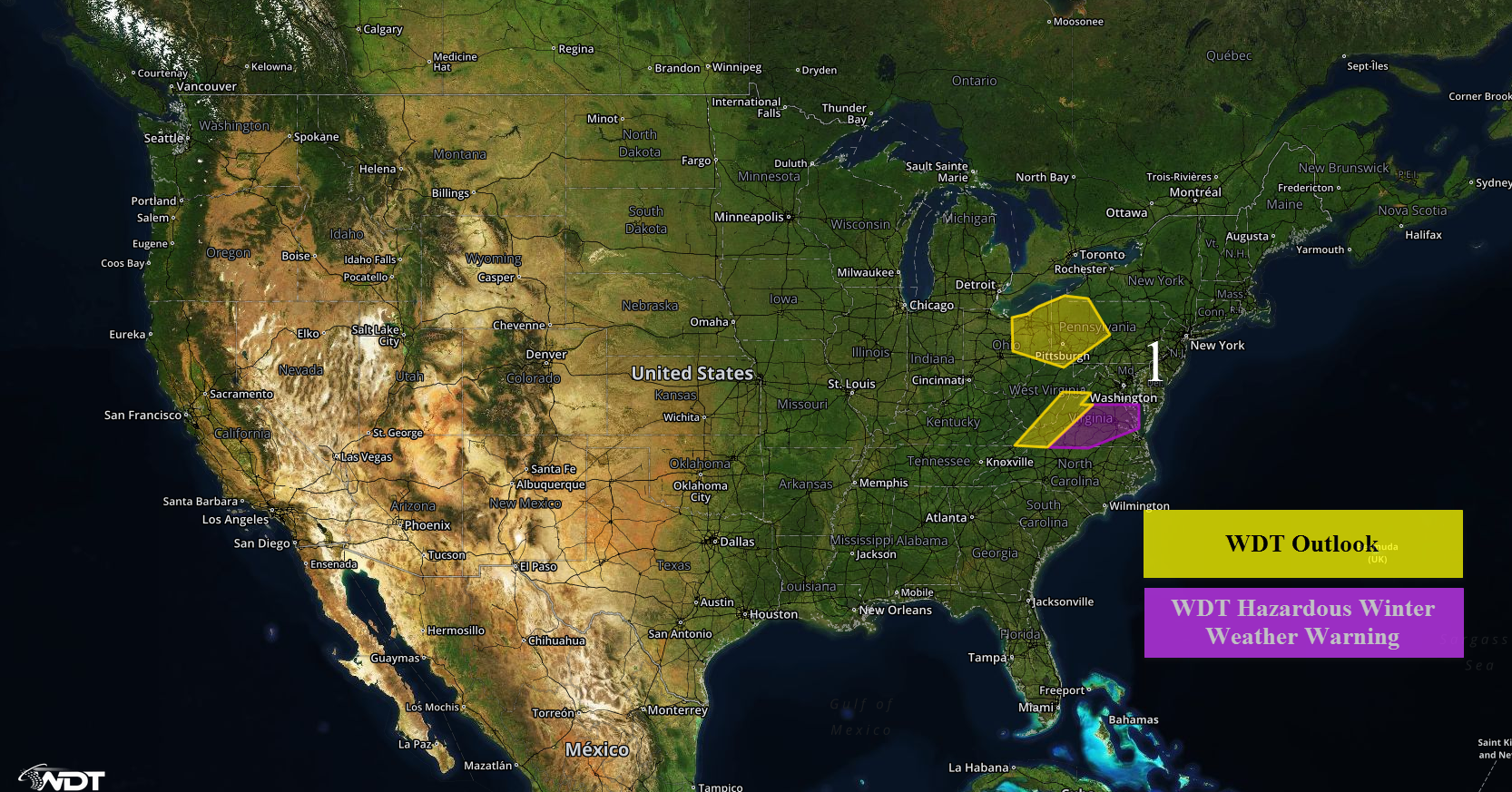 National Weather Summary for Friday, March 4, 2016