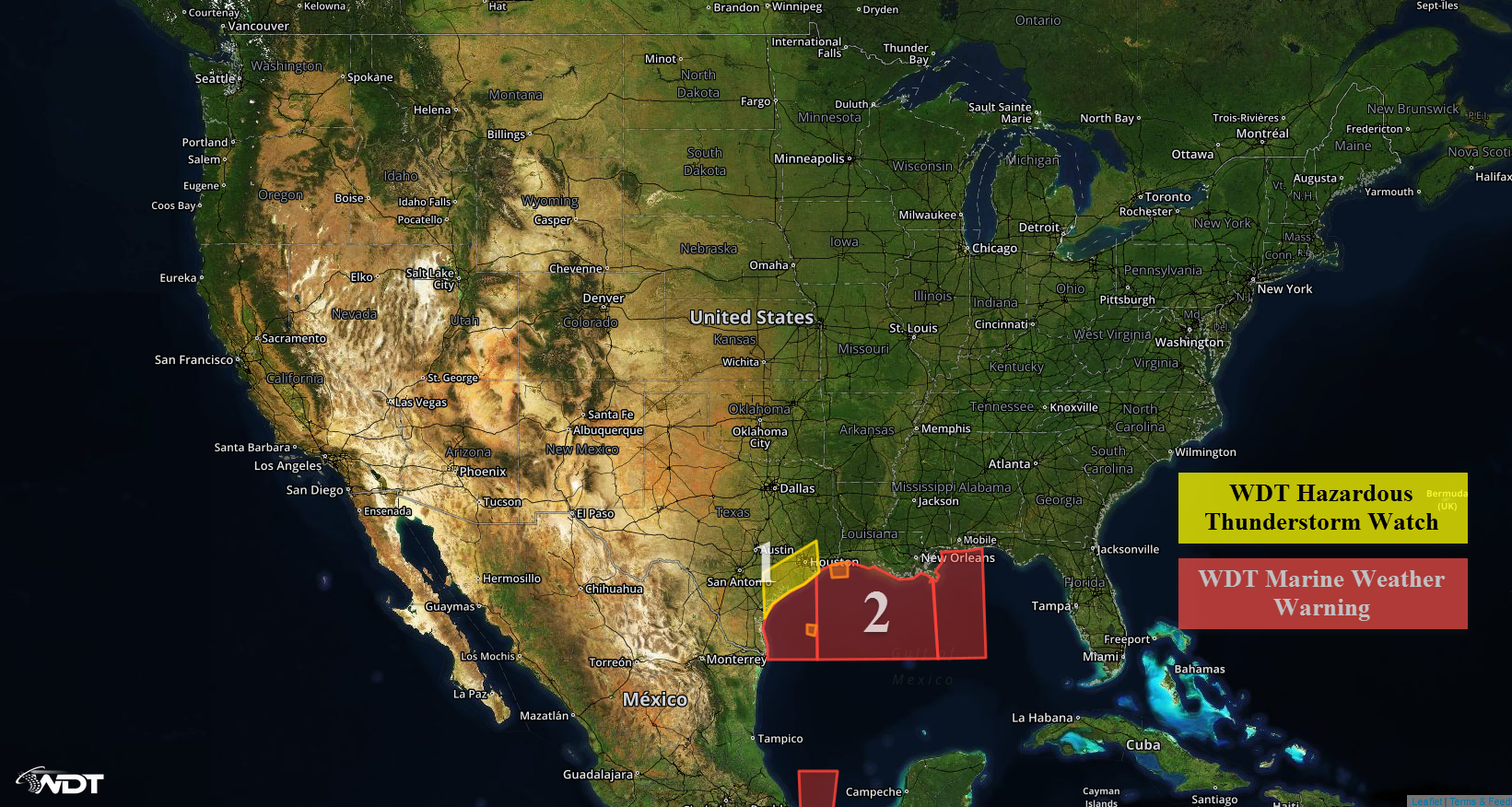 National Weather Summary for Wednesday, March 9, 2016