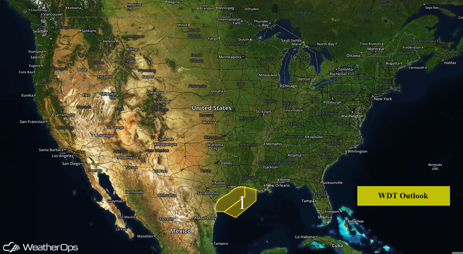 National Weather Summary for Monday, May 9, 2016