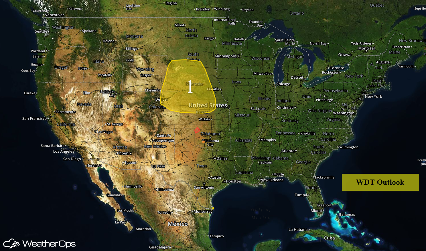 National Weather Summary for Monday, June 13, 2016
